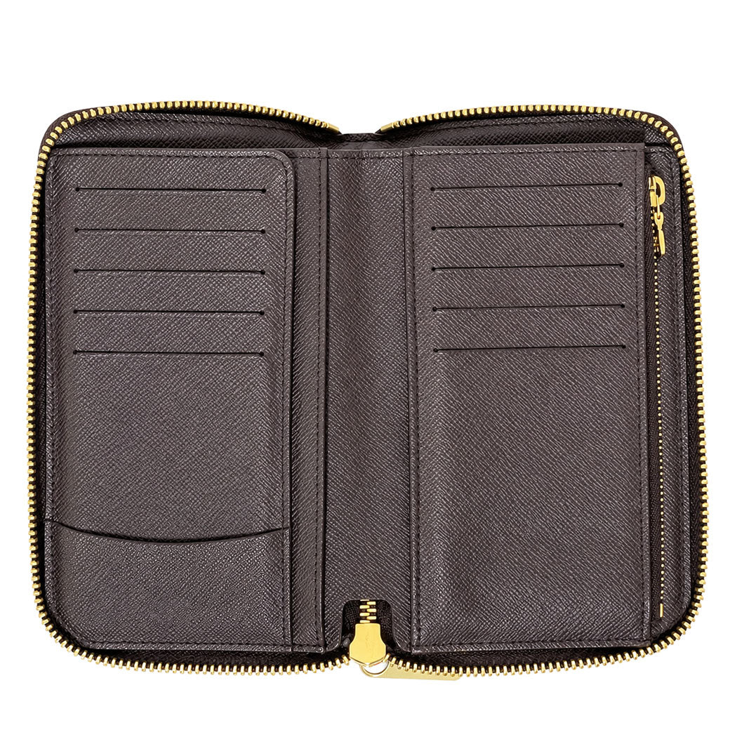 LOUIS VUITTON ルイヴィトン ダミエ ジッピー コンパクト ウォレット ラウンドファスナー財布 N60028 中古