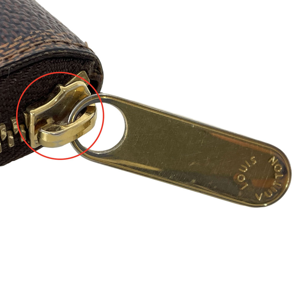 LOUIS VUITTON ルイヴィトン ダミエ ジッピー コンパクト ウォレット ラウンドファスナー財布 N60028 中古