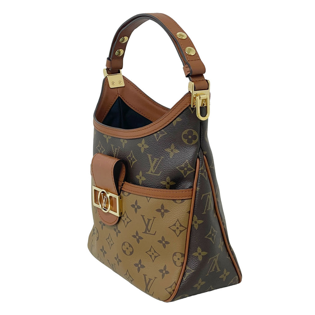 LOUIS VUITTON ルイヴィトン モノグラム・リバース ホーボー ドーフィーヌPM ショルダーバッグ M45194 レディース 中古