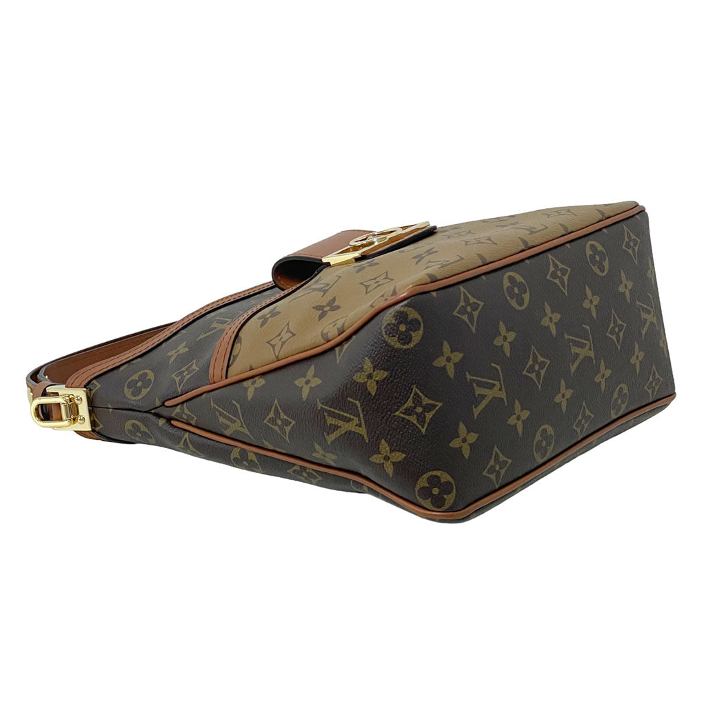 LOUIS VUITTON ルイヴィトン モノグラム・リバース ホーボー ドーフィーヌPM ショルダーバッグ M45194 レディース 中古