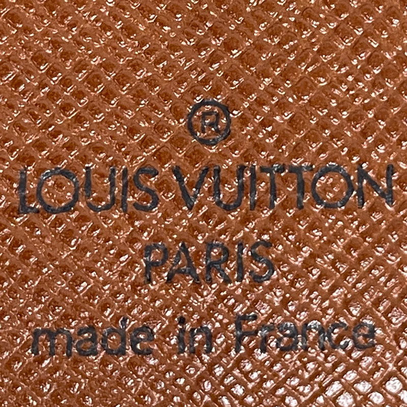 LOUIS VUITTON ルイヴィトン モノグラム ポルト・カルト・クレディ M60825 二つ折り長財布 札入れ カードケース ユニセックス 中古