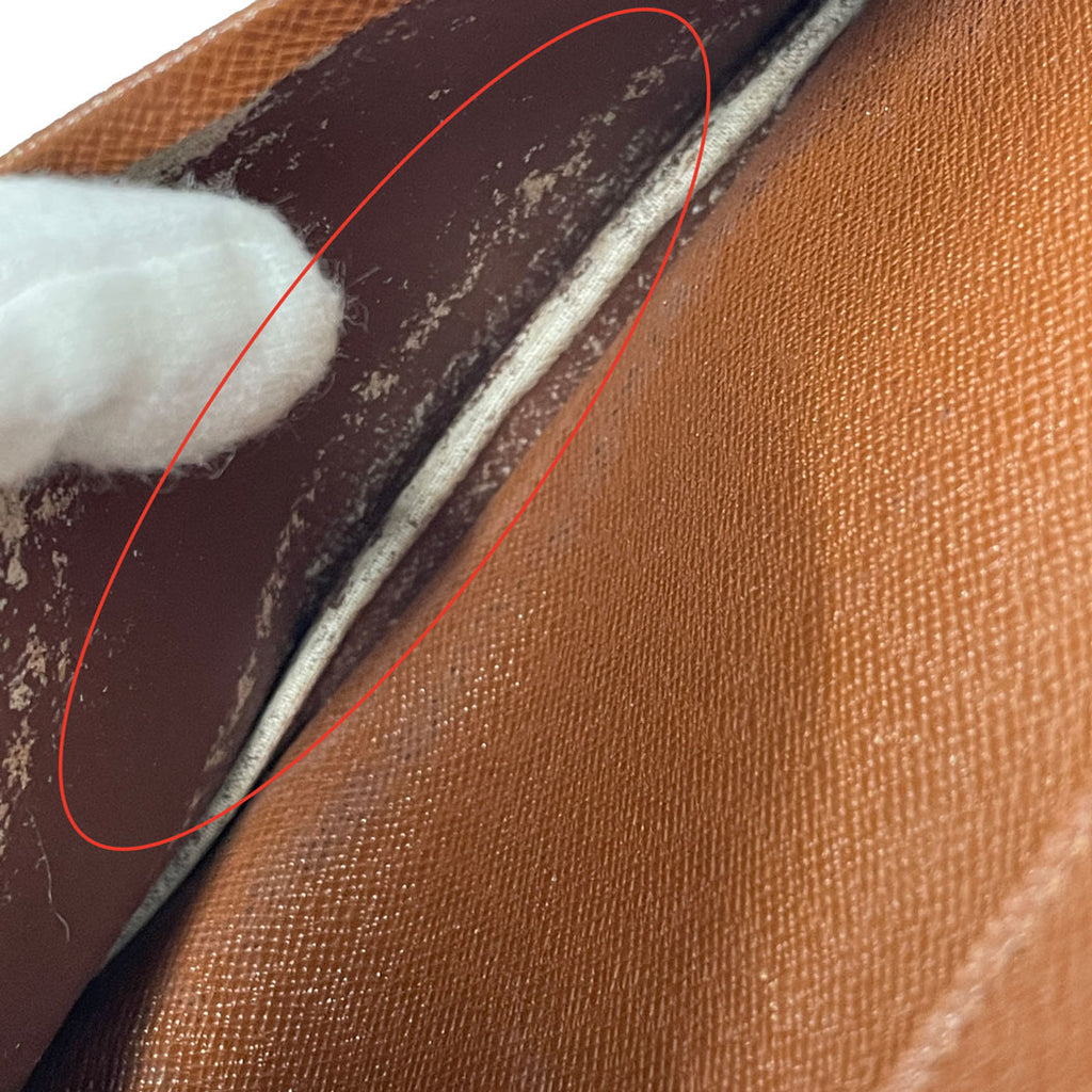 LOUIS VUITTON ルイヴィトン モノグラム ポルト・カルト・クレディ M60825 二つ折り長財布 札入れ カードケース ユニセックス 中古