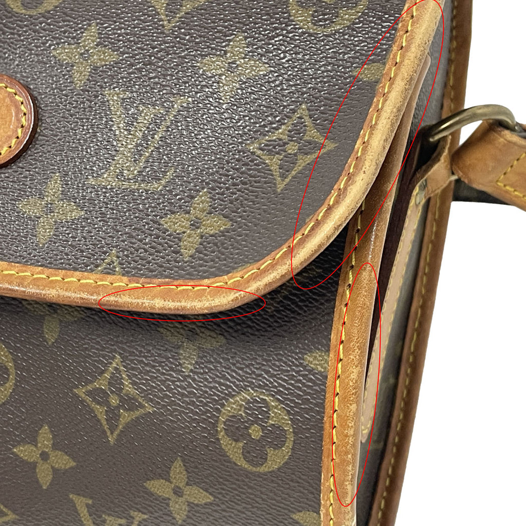 LOUIS VUITTON ルイヴィトン モノグラム マルヌ M51369 ショルダーバッグ 斜め掛け レディース ブラウン 中古