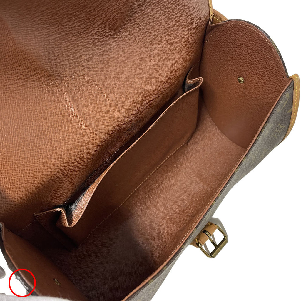 LOUIS VUITTON ルイヴィトン モノグラム マルヌ M51369 ショルダーバッグ 斜め掛け レディース ブラウン 中古