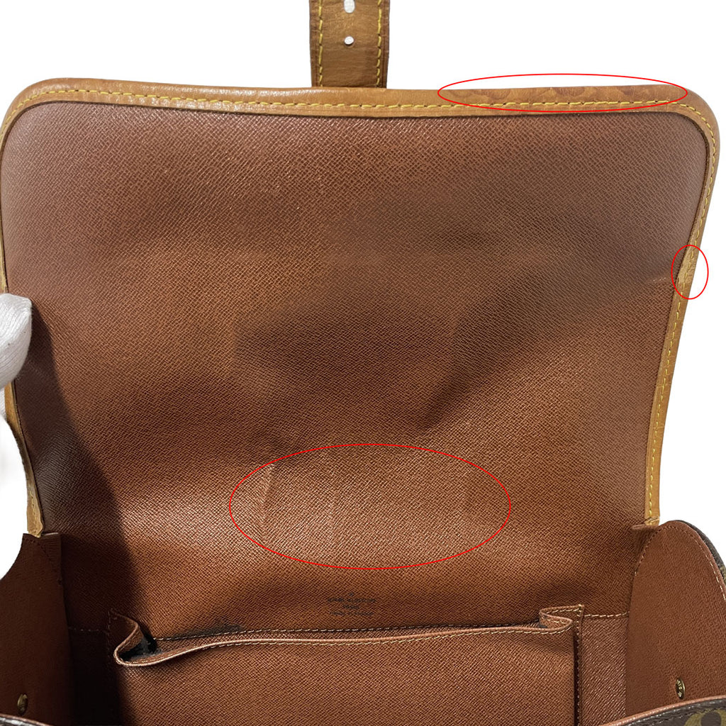 LOUIS VUITTON ルイヴィトン モノグラム マルヌ M51369 ショルダーバッグ 斜め掛け レディース ブラウン 中古