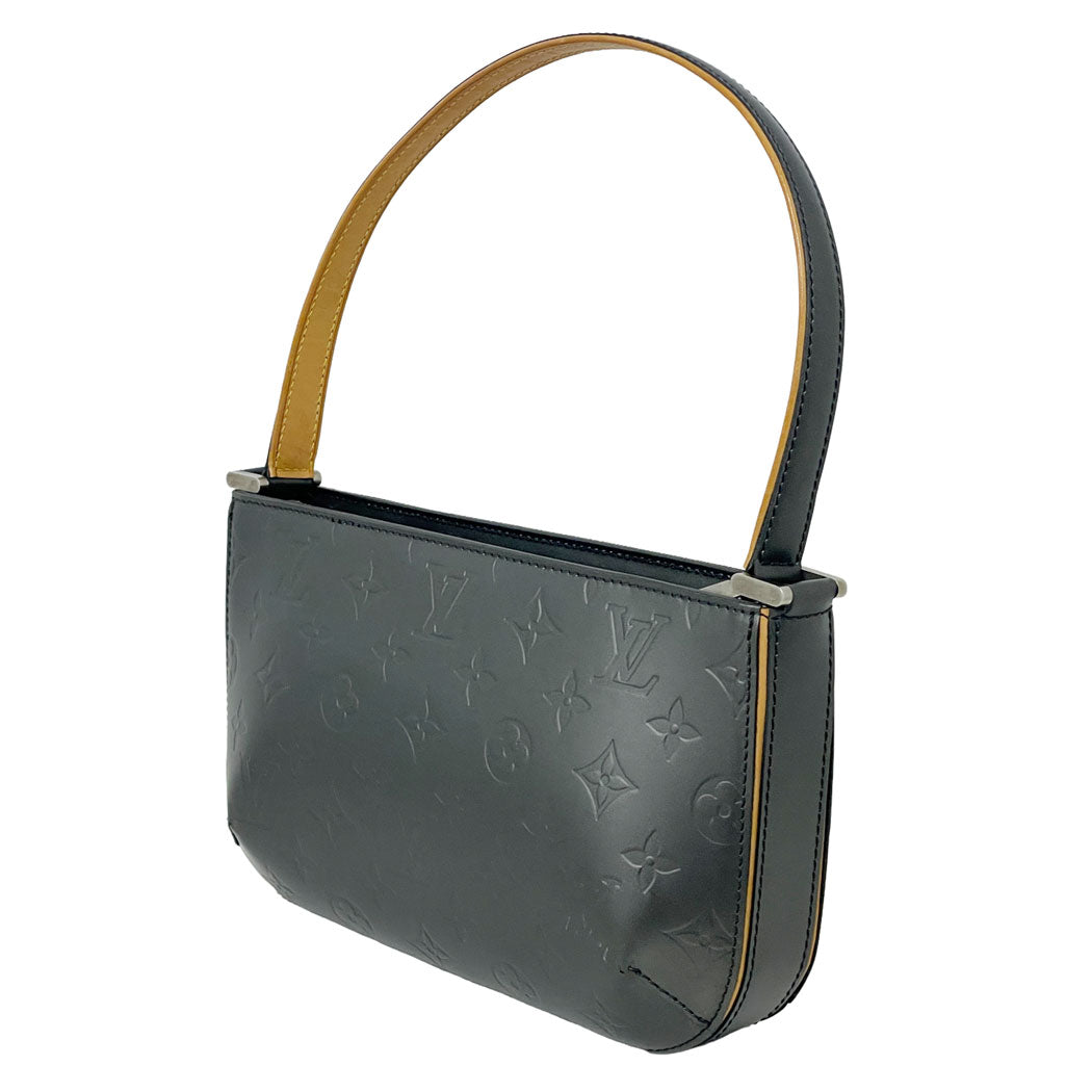 LOUIS VUITTON ルイヴィトン モノグラム・マット ファウラー M55145 ブラック ワンショルダーバッグ ハンドバッグ レディース 中古