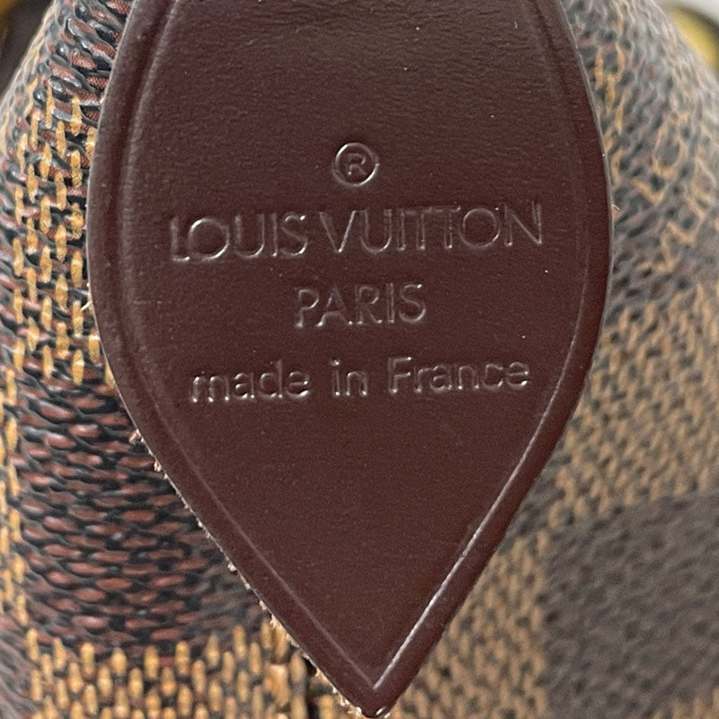 LOUIS VUITTON ルイヴィトン ダミエ サレヤPM N51183 トートバッグ ハンドバッグ ブラウン レディース 中古