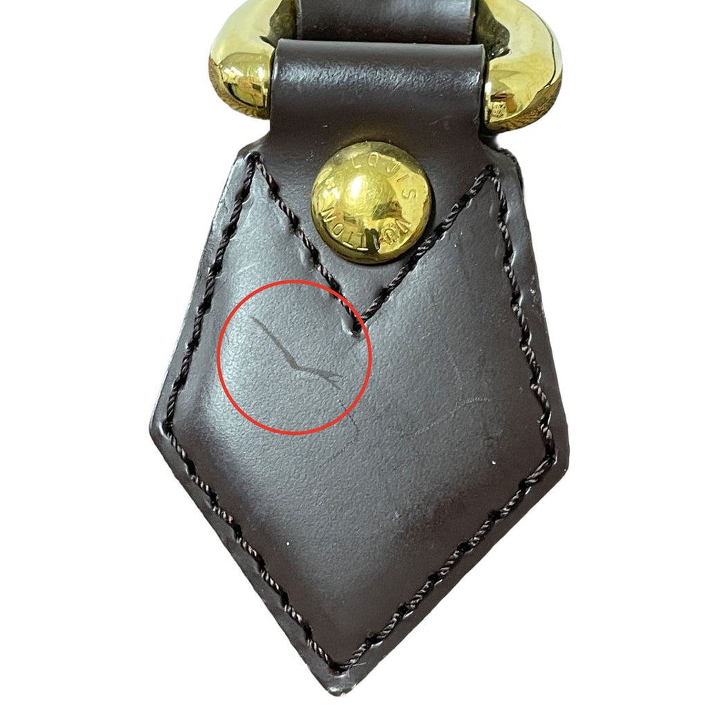 LOUIS VUITTON ルイヴィトン ダミエ サレヤPM N51183 トートバッグ ハンドバッグ ブラウン レディース 中古