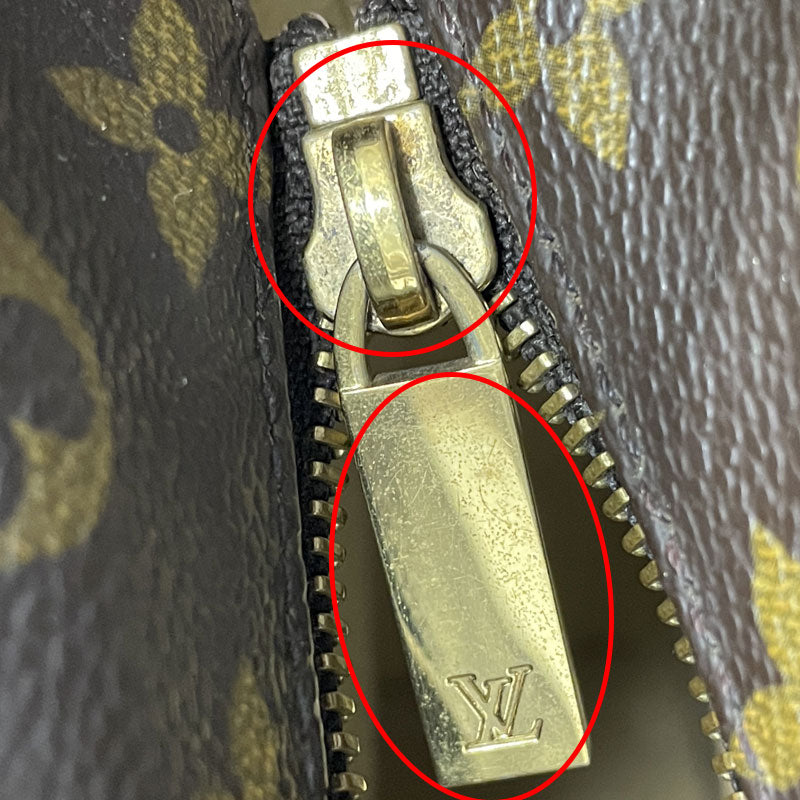 LOUIS VUITTON ルイヴィトン モノグラム ルコ M51155 ショルダートートバッグ ブラウン レディース 中古
