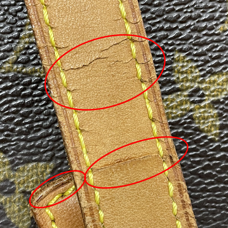 LOUIS VUITTON ルイヴィトン モノグラム ルコ M51155 ショルダートートバッグ ブラウン レディース 中古