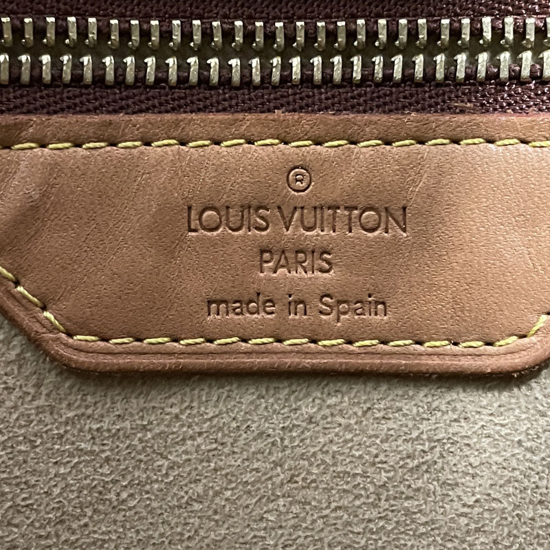 LOUIS VUITTON ルイヴィトン モノグラム ルコ M51155 ショルダートートバッグ ブラウン レディース 中古