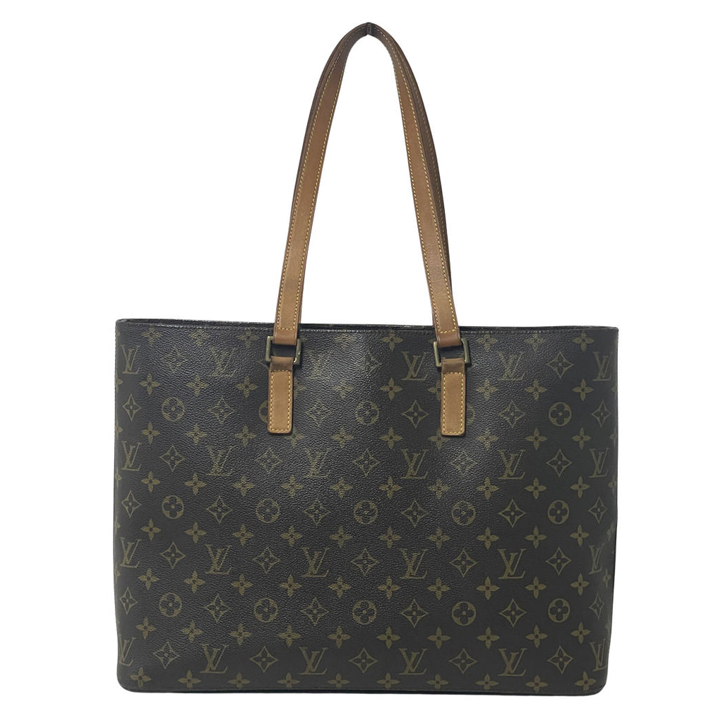 LOUIS VUITTON ルイヴィトン モノグラム ルコ M51155 ショルダートートバッグ ブラウン レディース 中古