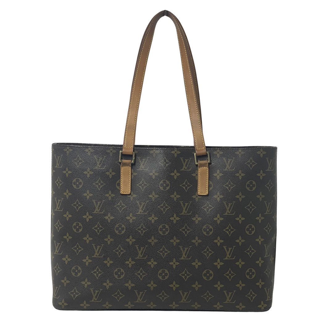 LOUIS VUITTON ルイヴィトン モノグラム ルコ M51155 ショルダートートバッグ ブラウン レディース 中古