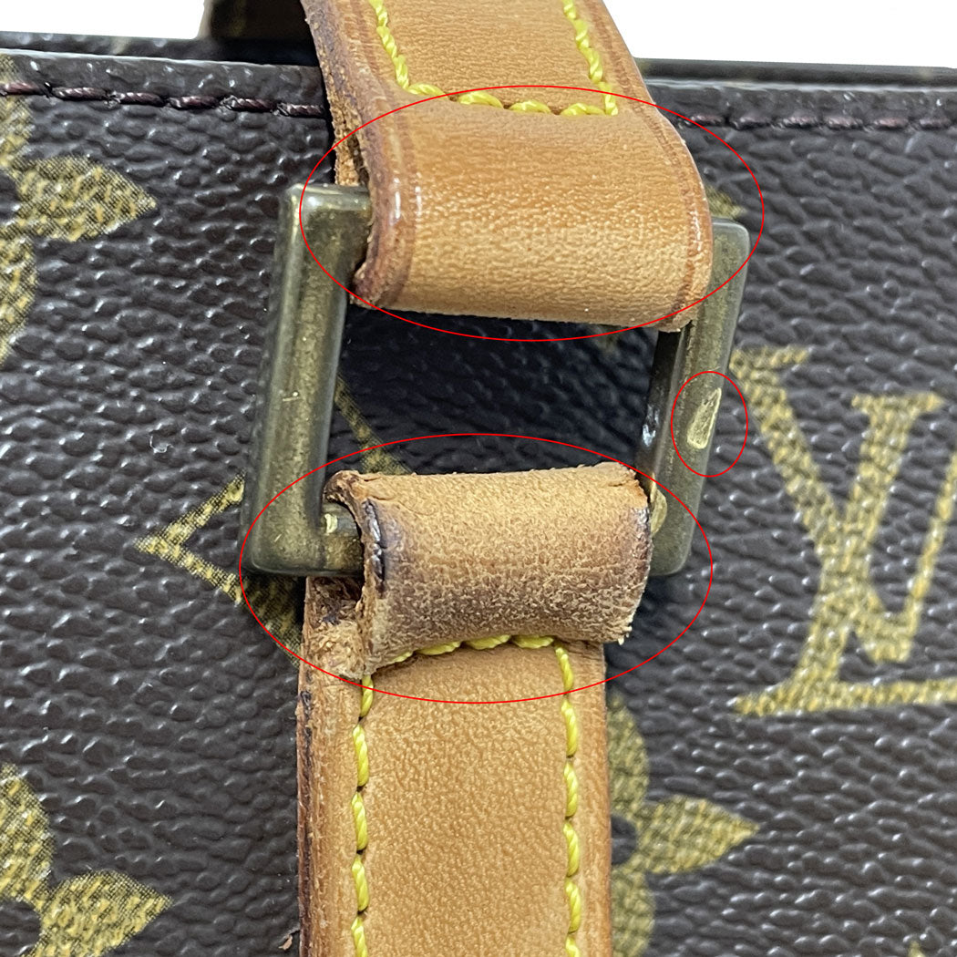 LOUIS VUITTON ルイヴィトン モノグラム ルコ M51155 ショルダートートバッグ ブラウン レディース 中古