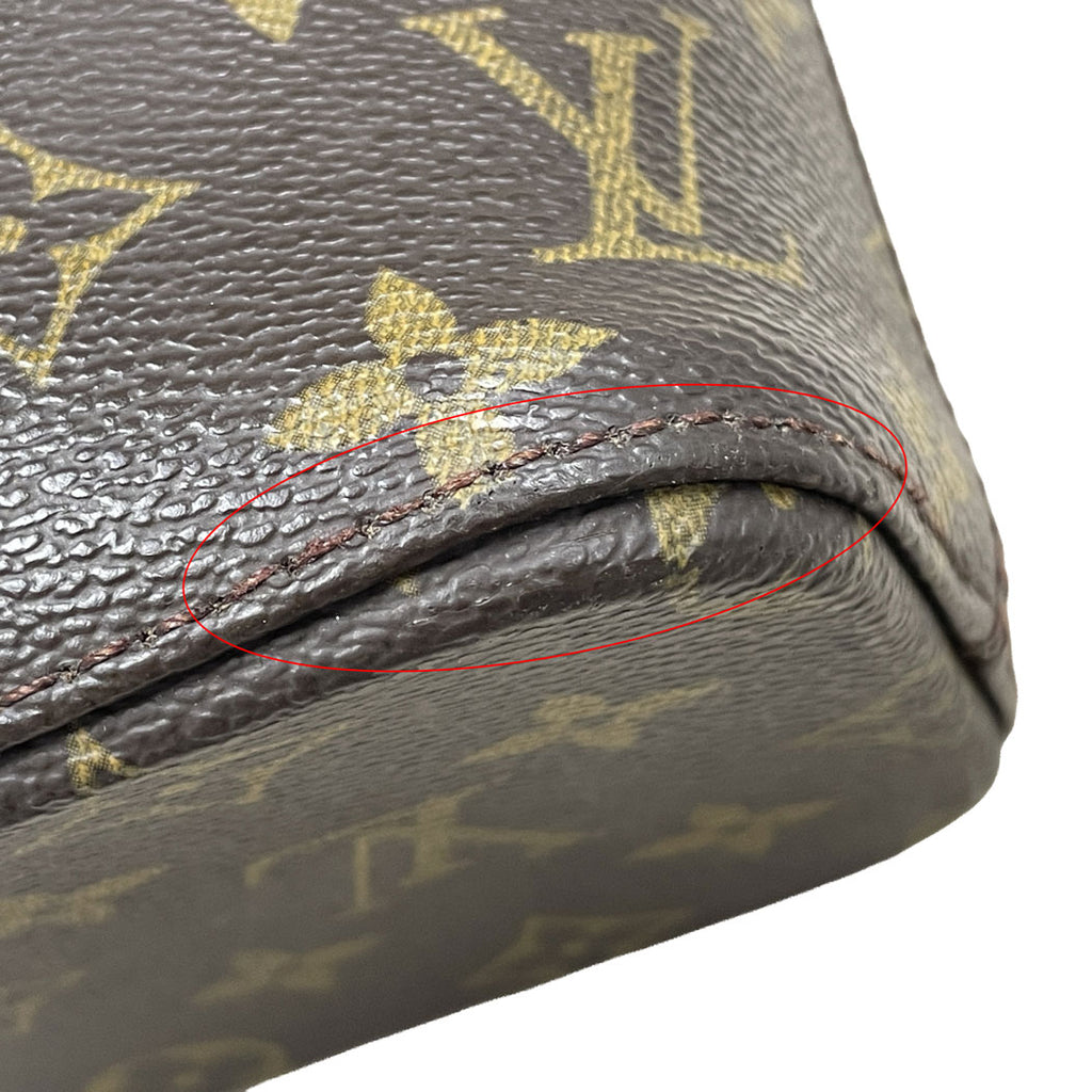LOUIS VUITTON ルイヴィトン モノグラム ルコ M51155 ショルダートートバッグ ブラウン レディース 中古