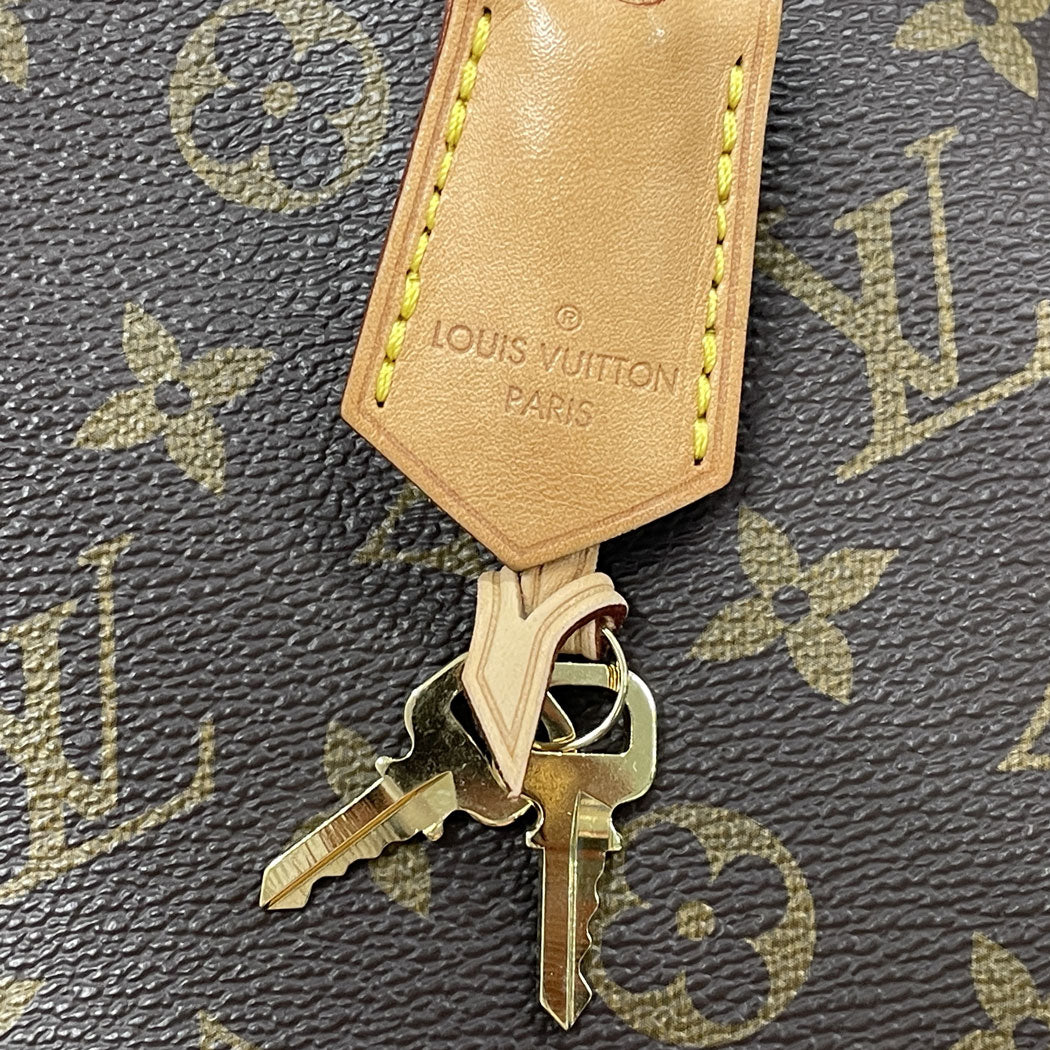 LOUIS VUITTON ルイヴィトン モノグラム モンテーニュBB M41055 2WAY ハンドバッグ ショルダーバッグ トートバッグ ブラウン ゴールド金具 レディース 中古