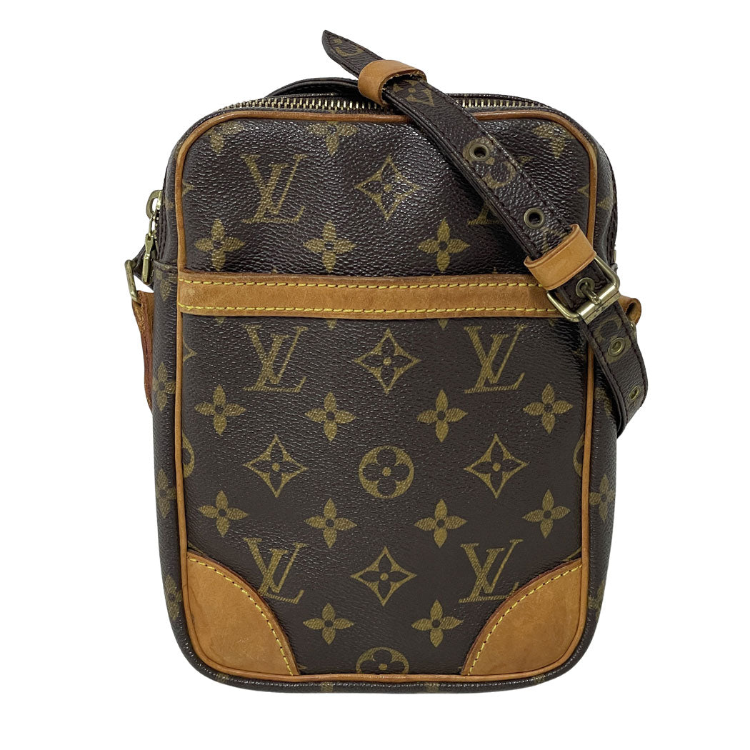 LOUIS VUITTON ルイヴィトン モノグラム キャンバス ダヌーブ ショルダーバッグ M45266 斜め掛け ユニセックス 中古
