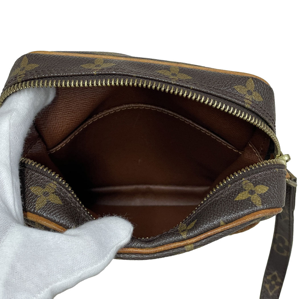 LOUIS VUITTON ルイヴィトン モノグラム キャンバス ダヌーブ ショルダーバッグ M45266 斜め掛け ユニセックス 中古