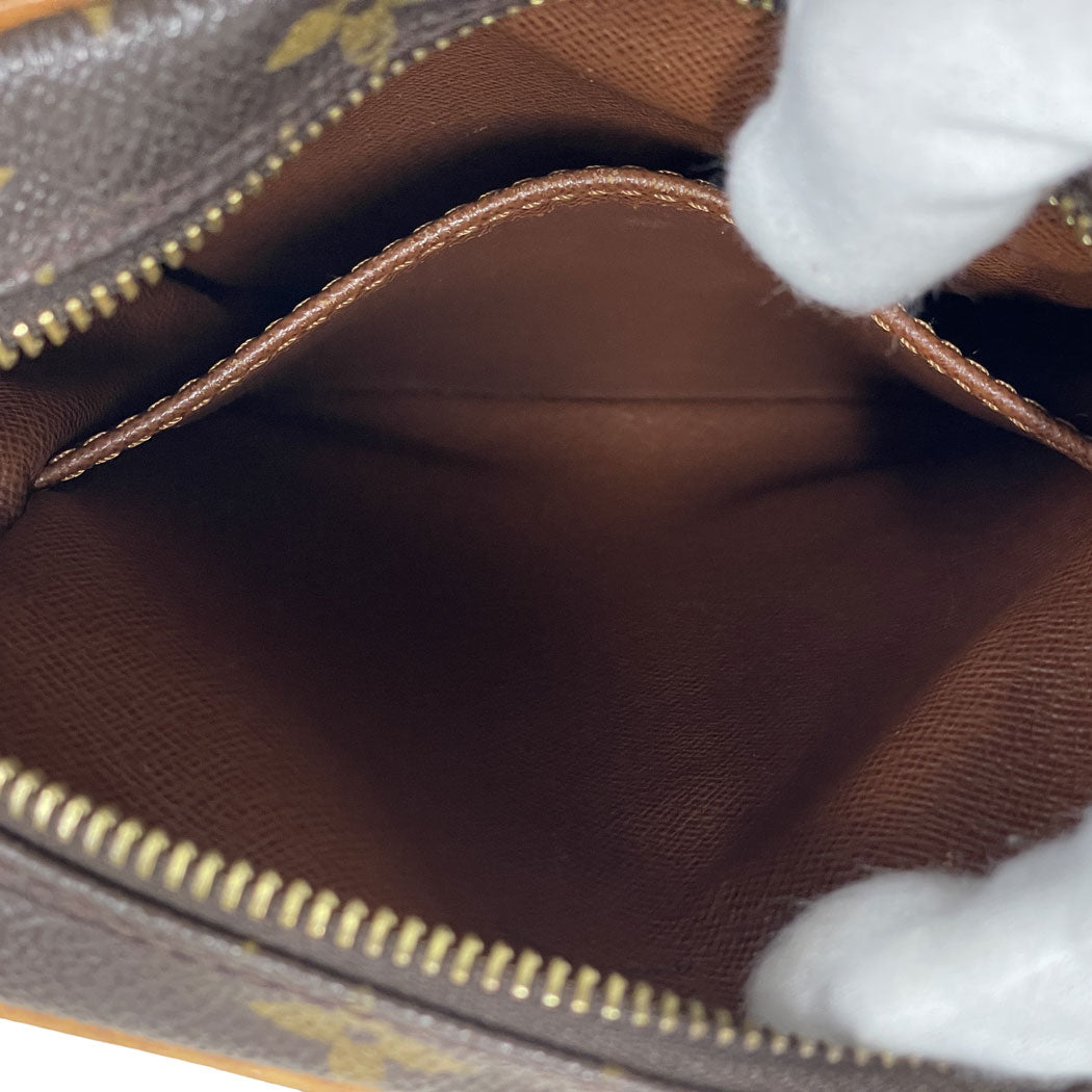 LOUIS VUITTON ルイヴィトン モノグラム キャンバス ダヌーブ ショルダーバッグ M45266 斜め掛け ユニセックス 中古