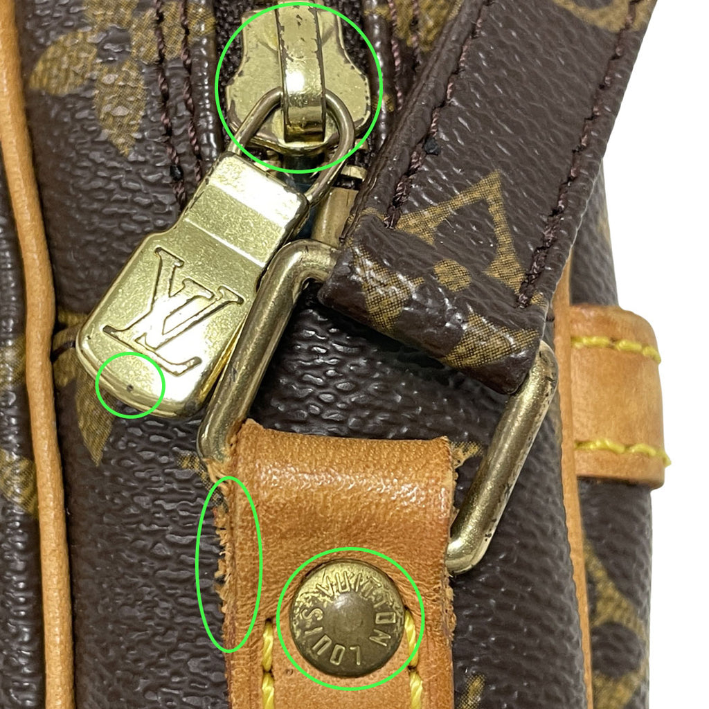 LOUIS VUITTON ルイヴィトン モノグラム キャンバス ダヌーブ ショルダーバッグ M45266 斜め掛け ユニセックス 中古