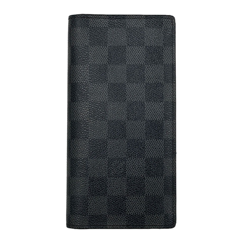 LOUIS VUITTON ルイヴィトン ダミエ・グラフィット キャンバス ポルトフォイユ・ブラザ 長財布 N62665 メンズ 中古