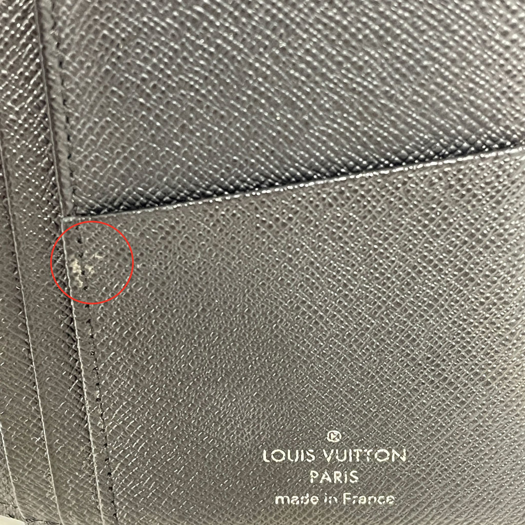 LOUIS VUITTON ルイヴィトン ダミエ・グラフィット キャンバス ポルトフォイユ・ブラザ 長財布 N62665 メンズ 中古