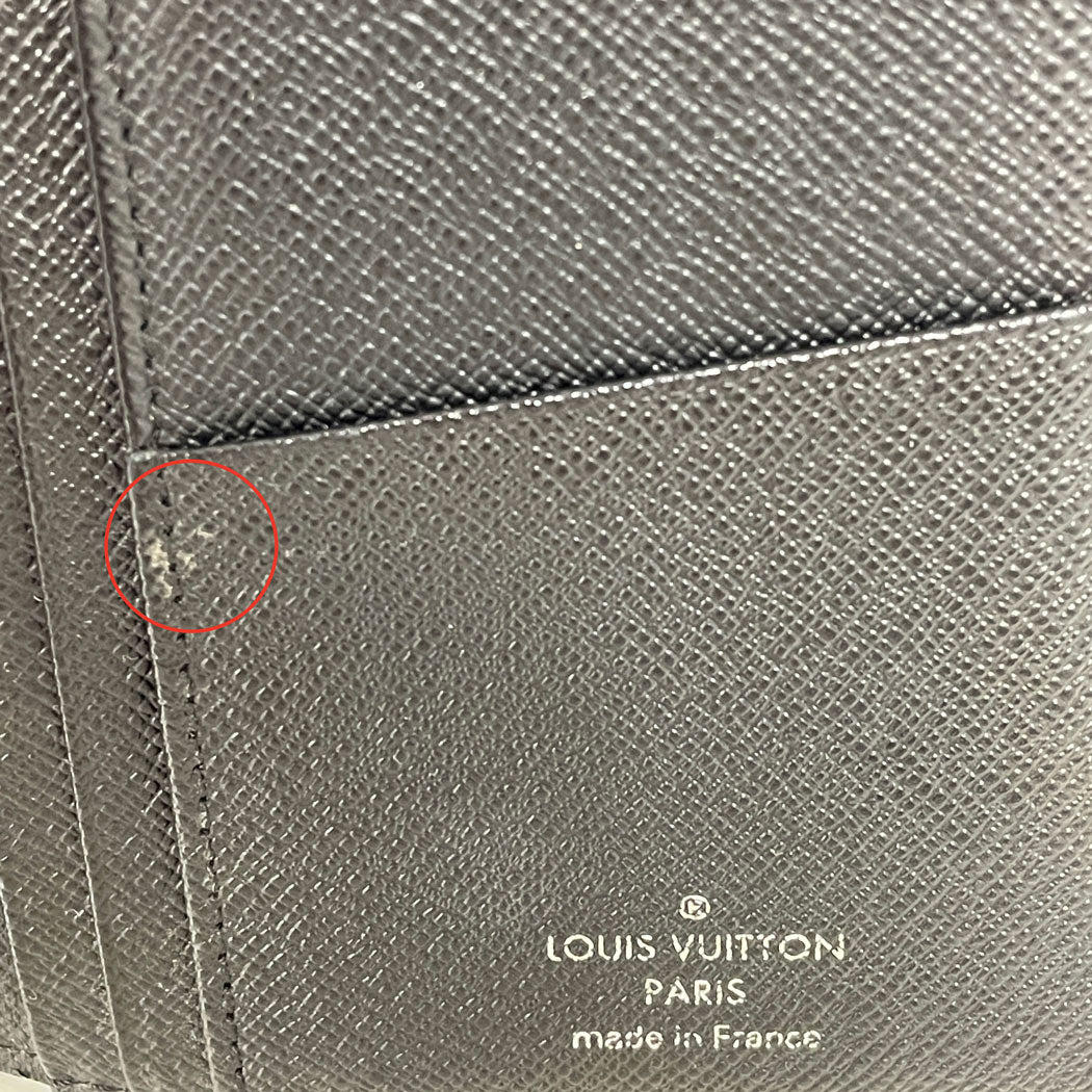 LOUIS VUITTON ルイヴィトン ダミエ・グラフィット キャンバス ポルトフォイユ・ブラザ 長財布 N62665 メンズ 中古